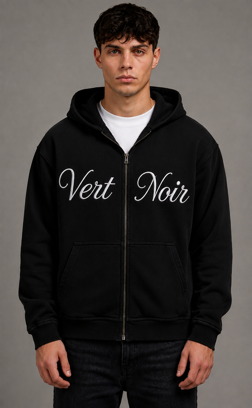 VERTNOIR WASHED ZIPPER